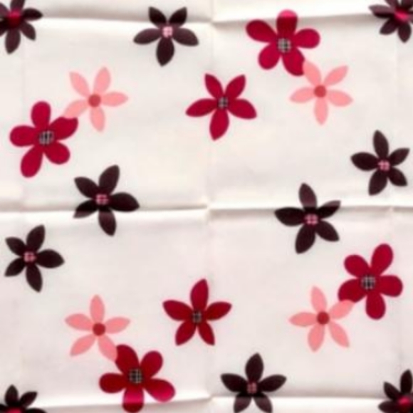 🌺  Burberry "Pink Daisy" Nova Check Mini Scarf / Handkerchief NEW ** - Picture 9 of 10